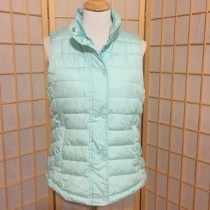 Gap sz M puffer vest mint